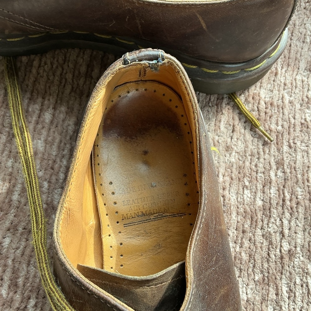 Dr Martens 1561 Brown Leather Oxford Shoes - Made in England - size 6 - Picture 4 of 9